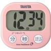 Tanita Dekamie Timer TD426PK Kitchen Timer, Washable, Pink, 3.3 x