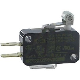 Johnson Electric XGG6-88-S20Z1, Switch, Miniature Snap Action MicroSwitch, 10A 125/250 VAC, Roller 0.83Inch.18