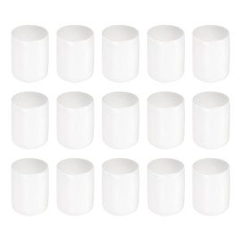 Rebower 25 Pack Screw Thread Protector Cover Rubber End Caps, [for Screw, Bolt, Rod End Cap] - 5/8"(16mm) ID/White