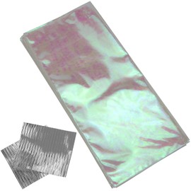 Iconikal Cello Bags, Iridescent Holographic, 5 x 11-Inch, 100-Count