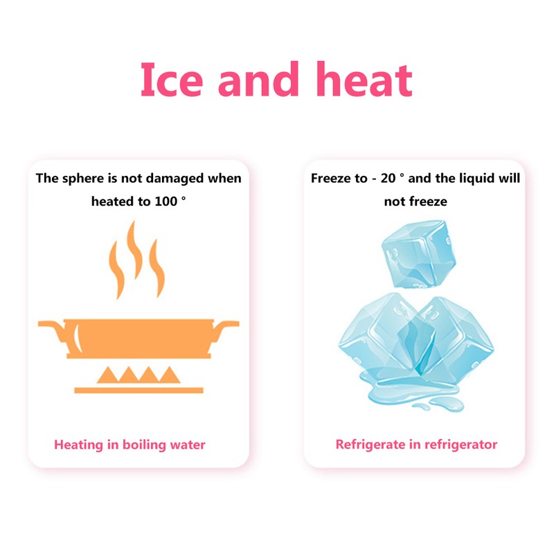 2 Pcs Ice Roller Facial Ice Globes Cooling Face Ice