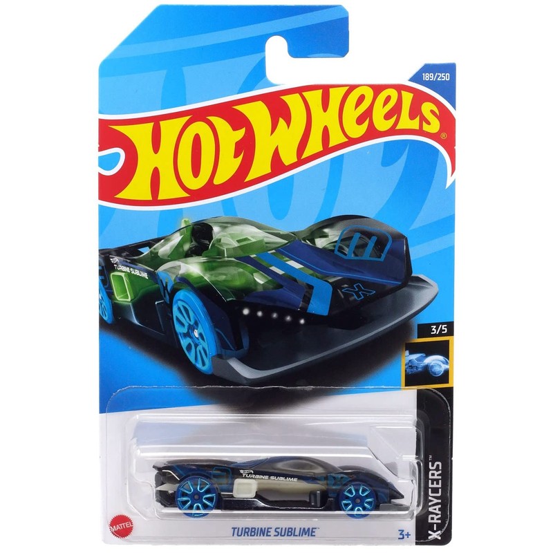 Hot Wheels 2022 - Turbine Sublime - X-Raycers 3/5 [Black]