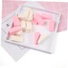 Mikinona 30pcs Portable Makeup Sponge Puff Wet Dry Use Fluffy