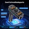 Bluetooth Adapter Car, GizmoVine FM Transmitter, Aux Bluetooth Transmitter Car