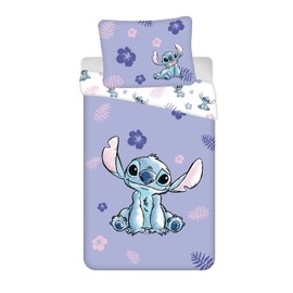 Jerry Fabrics Lilo and Stitch 2-Piece Children's Bedding Set, 100% Cotton, Duvet Cover 140 x 200 cm + 1 Pillowcase 50 x 70 cm