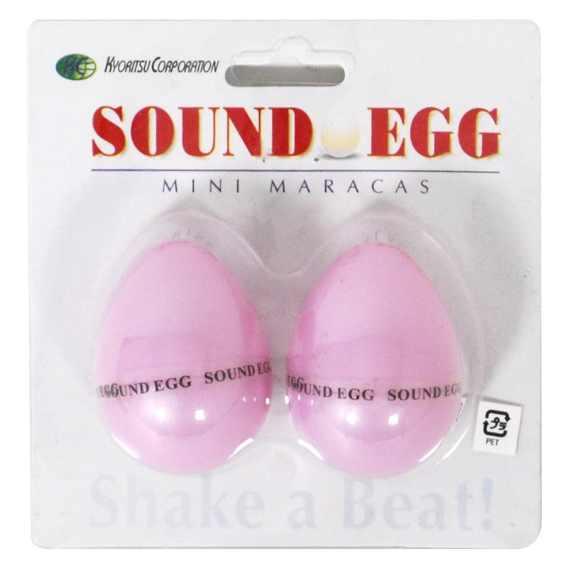 KC Kyoritz SE-400/PK Egg Shaker, Set of 2, Pink