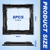 Thyle 8 Pcs 6 x 6 Inches Vinyl Post Sleeve