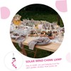 Happyyami Solar-Flamingo Solar Light for the Garden, Solar Wind Bell