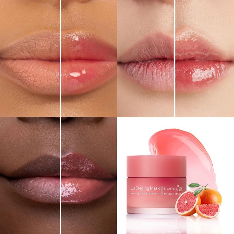 Lip Sleeping Mask, Moisturization and Antioxidants, Nourish, Hydrate, Flaky, Dry