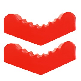 6Ton Jack Stand Rubber Pad Red Slotted Lift Pads For Axle Stand Floor Adapter Frame Rail Pinch Weld Protector Car Maintenance and Repairment