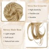 Mtuihfo Messy Bun Hair Piece, Scrunchie with Hair, Wavy Tousled