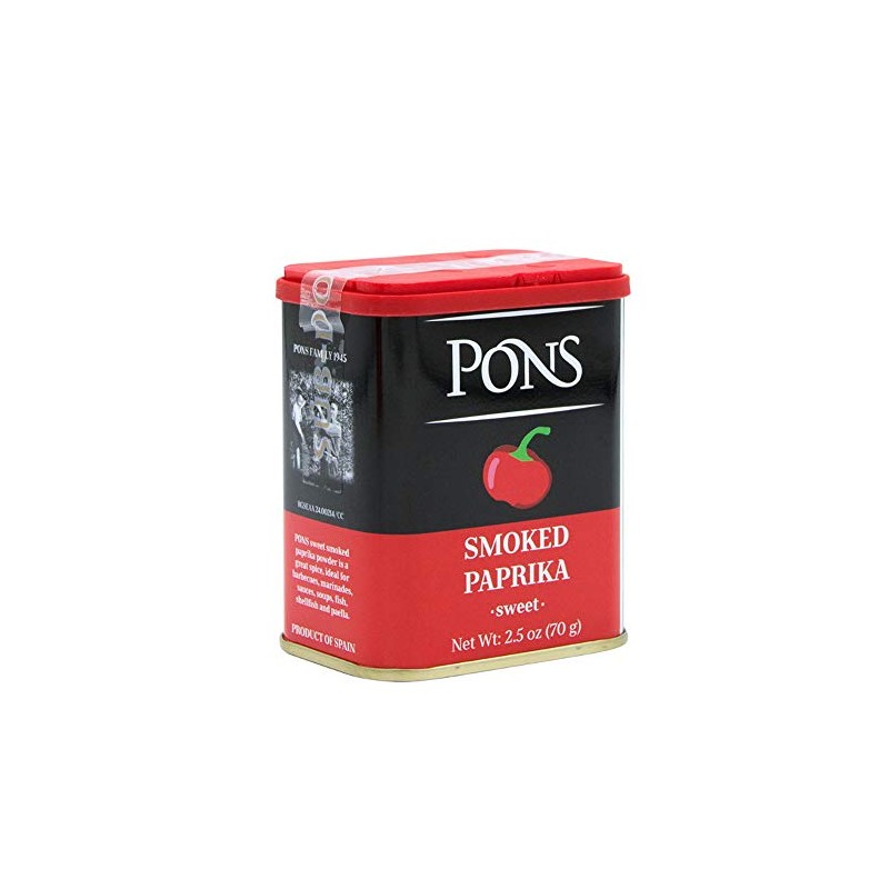 Pons. Sweet Smoked Paprika. 70g (2.5oz)