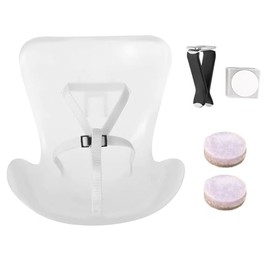 Valicaer Doll Car Seat,for 17cm Doll Cute Plush Baby Car Seat Toy with Car Aromatherapy and Aroma Diffuserfor Car Air Vent Decoration,Functional and Fashionable Accessory (Clear)