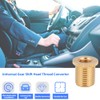 Thread Adapter,Akozon Universal Car Auto Gear Stick Shift Shifter Knob