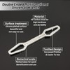 LEONTOOL Universal Torx Wrench Double Ended Multifunctional Universal Wrench 4mm-11mm