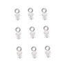 Super Idee Pack of 100 Hangers for Polystyrene Balls, Christmas