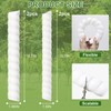 4/6/8 Pcs Tree Trunk Protector-2 Size Plastic Spiral Tree Guard
