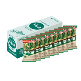 Amano Foods Itsumono Miso Soup, Komatsuna, 0.3 oz (8.3 g) x 10 Bags