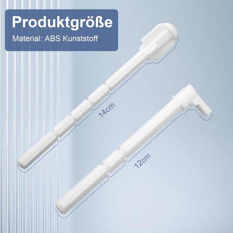 Cloudpower 14 cm flush rod set for Geberit S-Igma push