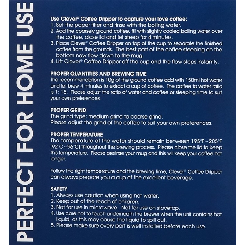 E.K.INT'L CLEVERクレバーコーヒードリッパーSサイズ DRS666PC