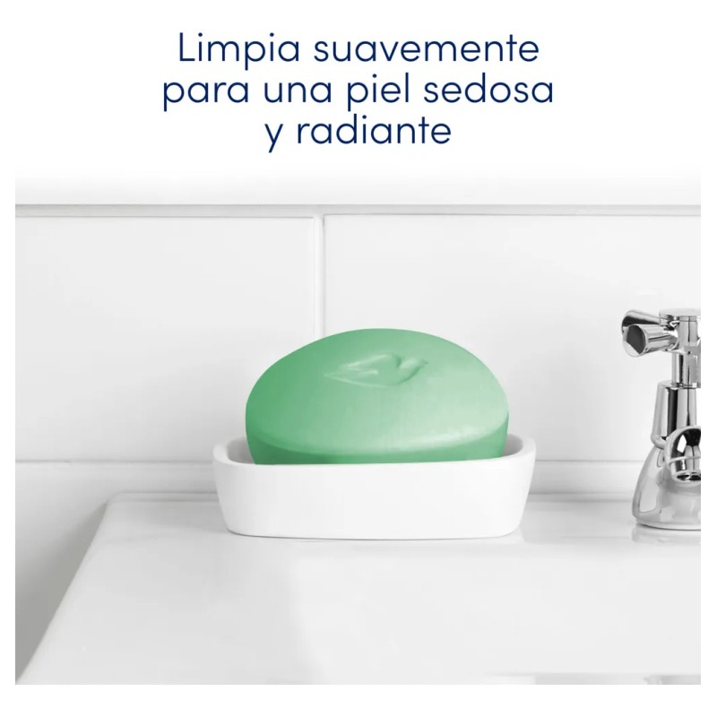 Jabón Dove Hidratación Fresca Pepino Verde