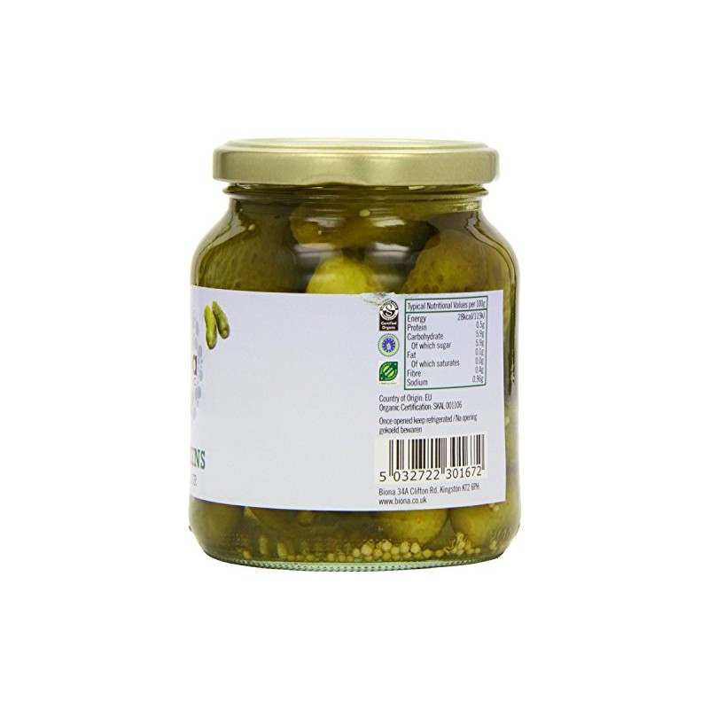 Biona Org Gherkins 350g X 5 (Pack of 5)