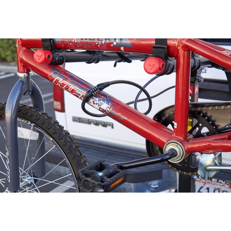 BRINKS 5 Ft Bike Lock Cable with Preset Combination, Vinyl