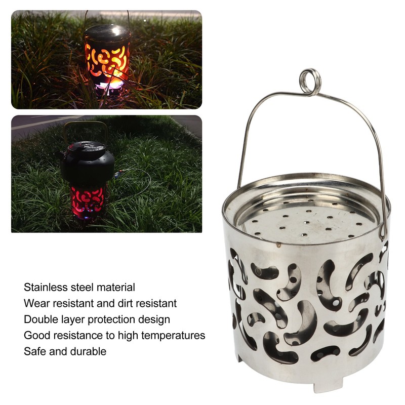 Camping Heater Stove Portable Mini Stainless Steel Fast Heating Tent