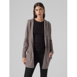 VERO MODA Female Cardigan VMDOFFY Cardigan, Coffee bean/detail: melange