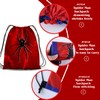 EYNDYN 16 PCS Spider Web Drawstring Bags Spider Birthday Party