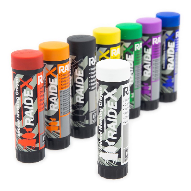 Animal Marking Crayon, Set of 8 Assorted Colours for Painting,