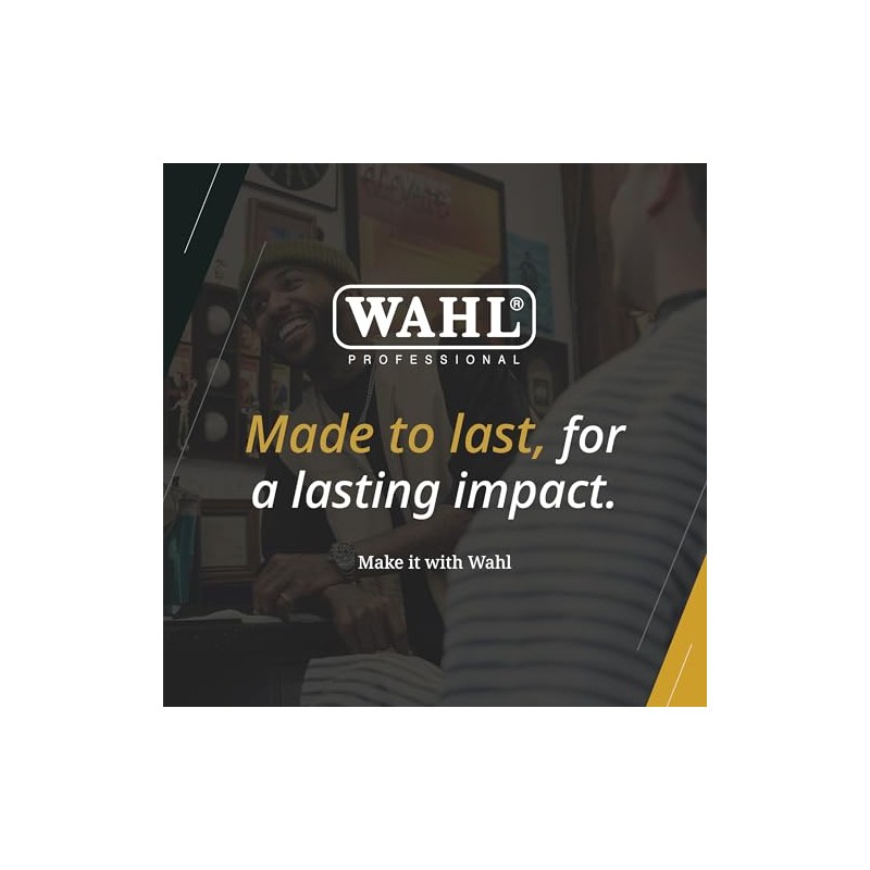 Wahl Professional Recortadora Peanut Blanco para Pelo y Barba, Motor