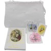 Girls First Communion Gift Set Purse, Missal, Rosary and Pouch,