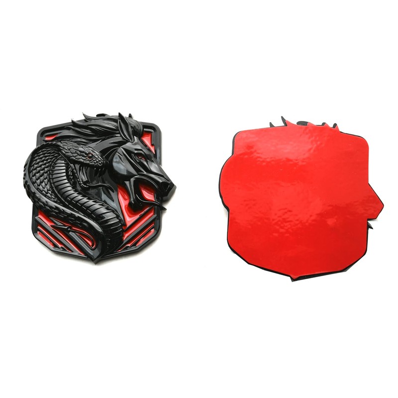 Pair New Custom Cobra Emblems Left Right 3D Badge Replacenment