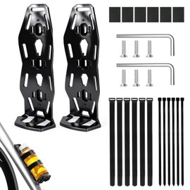Bike Water Bottle Holder, 2 Pack Bike Front Fork Cage Multifunctional Water Bottle Cage for Outdoor Cycling, 9.1x3.5in
