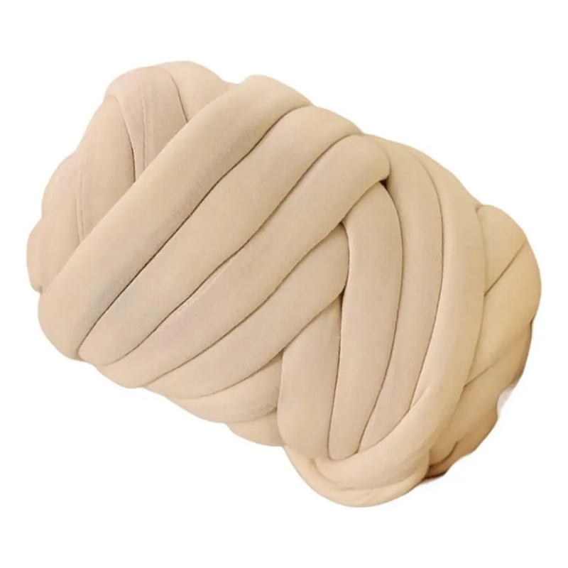 Hilo Grueso Hilo De Peso Hilo Voluminoso Duradero Beige