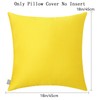 4-Pack Cotton Comfortable Solid Decorative Throw Pillow Case Square Cushion