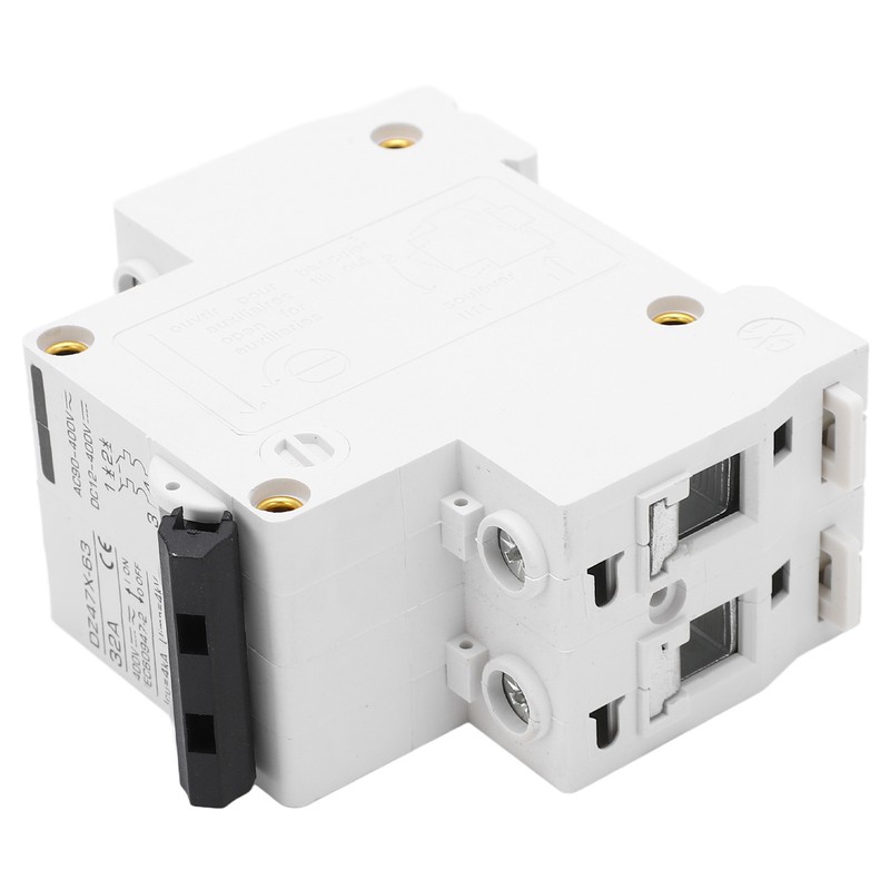 2P Miniature Circuit Breaker DIN Rail Mount Disconnect Switch for
