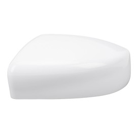 Side Mirror Cover Exterior Rearview Mirror Cover Cap Unpainted White Wing Mirror Housing for Sentra 2012 to 2019 Left K6374 3RM0A