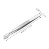 KOMBIUDA 4pcs Stainless Steel Tweezers Jewelry Tweezers for Making Beading