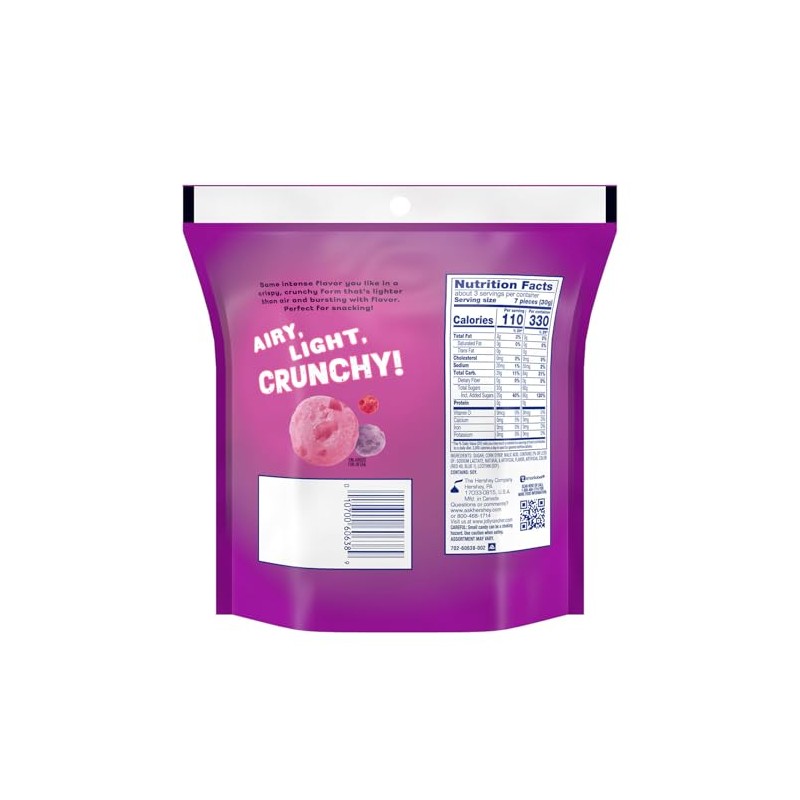 JOLLY RANCHER Freeze Dried Mixed Berry Flavored Candy Bag, 3.1