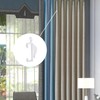 100 Pcs Plastic Curtain Hooks, Curtain Track Gliders, Smooth Sliding,