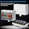Push Button Switch IP67 Outdoor Waterproof Button Switch Box Green/Red/Yellow
