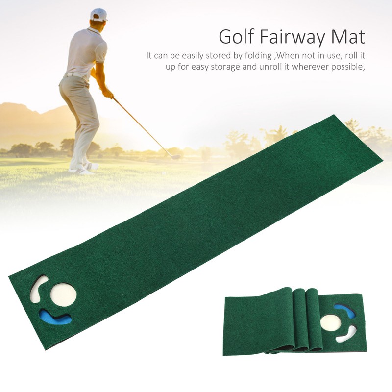 Golf Fairway Putter Trainer Set Family Children's Golf Practice Blanket