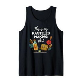 This is My Pasteles Making Shirt Funny Christmas Cooking Tank Top