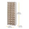 Whitmor 30 Section Hanging Shoe Shelves, Tan