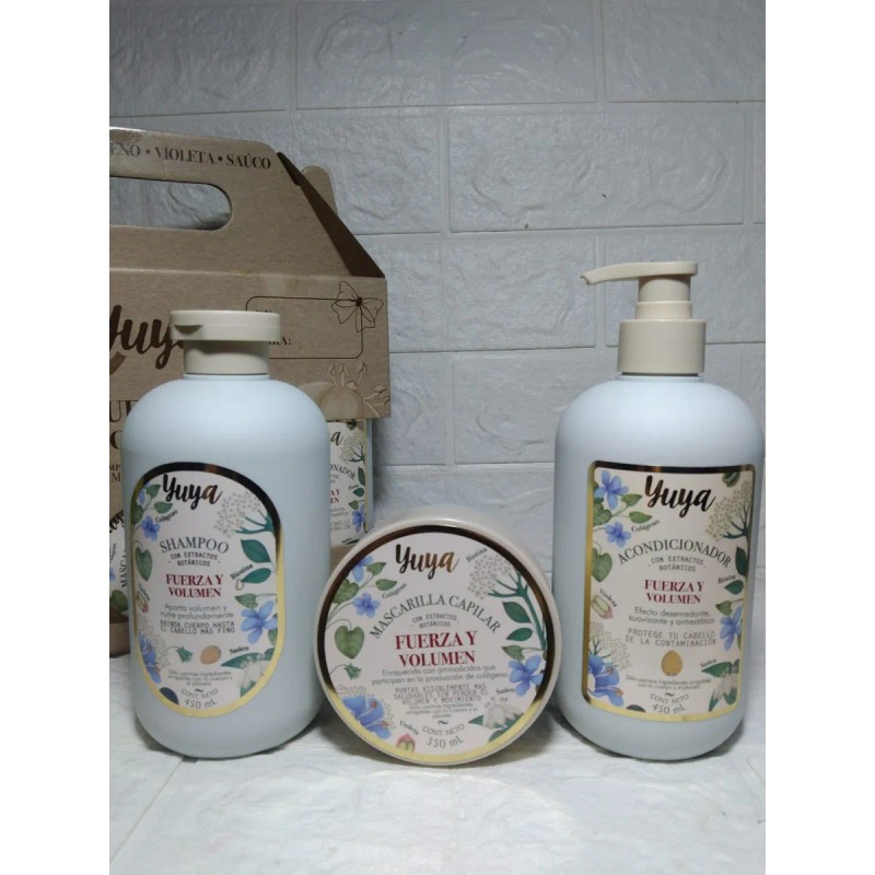 Set Yuya Shampoo + Acondicionador + Mascarilla Capilar