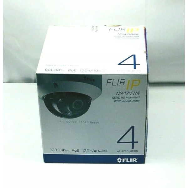 Flir Lorex by FLIR N347VW4 4MP POE Outdoor Vandal-Resista