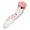 Electronic Facial Brush Reduce Fatigue Silicone Head Jadestone Roller Massaging