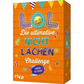 LOL – Die ultimative Nicht-lachen-Challenge – Edition für Kinder: Mit den besten Witzen, Flachwitzen, Scherzfragen. Ab 6 Jahren. Partyspiel für Kindergeburtstage